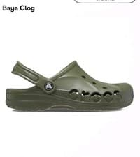 Image of Crocs Baya Clog Colour: Army Green Size UK 12