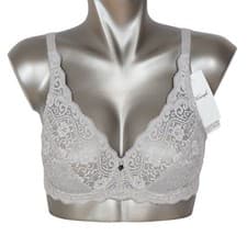 Image of Triumph Amourette W bra wired 7816/HI grey amazing lace unpadded NEW