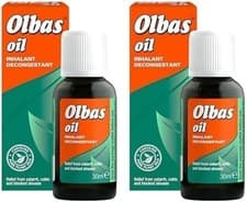 Image of Olbas Oil 30ml - Inhalant Decongestant Oil - Relief from Catarrh 30ml (Pack of 2