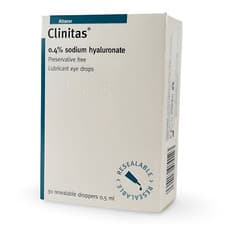 Image of Clinitas 0.4% Lubricant Eye Drops - In 30 x 0.5ml Resealable Vials -