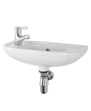 Image of Roca 327232000 Access 500mm Wall Hung Basin Left Hand Taphole White NEW
