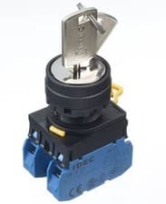 Image of Idec YW 3 positions Plastic Screw Selector Switch Complete DPNO 22mm Illuminated
