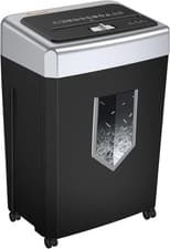 Image of Bonsaii 15-Sheet Cross Cut Paper Shredder Office CD Card Heavy Duty 30-Min Quiet