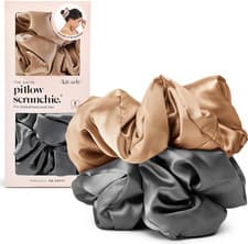 Image of Kitsch Satin Scrunchies for Women - No Crease Hair Ties for Girls | Scrunchies f