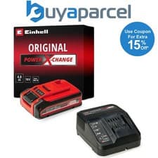 Image of Einhell Professional 18v 4.0Ah PLUS Battery + Fast Charger PXC Starter Kit