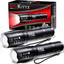Image of Torch LED Super Bright 2000 Lumen (2 Pack), Adjustable Focus with 5 Lighting Mod