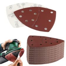 Image of 65 Pcs Sanding Pads, Mouse Sander Pads, Hook and Loop Sandpaper for Electric