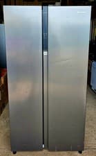 Image of Russell Hobbs RH90AFF201SS 91cm American Fridge Freezer Stainless Steel E Rated