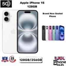 Image of Apple iPhone 16 128GB Unlocked Smartphone Brand New Sealed Phone - All Colors