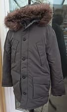 Image of NEW Superdry Everest Hooded Parka Coat Surplus Goods Olive Mens Size XL RRP £145