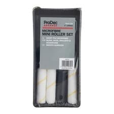 Image of ProDec Advance 4" Short Pile Microfibre Mini Roller, Frame & Tray Kit (12 Pack)