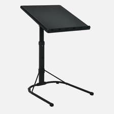 Image of Adjustable Laptop Desk Stand with Tilting Top and Anti-Slip Pads