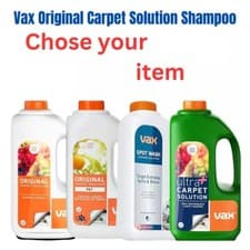 Image of Vax Original Carpet Solution Shampoo 1.5L Scented Cleaner Upholstery or Carpet