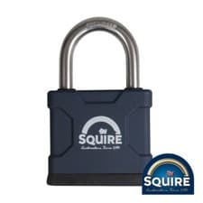 Image of Timco All Terrain Padlock Squire Lock Security Resistance Brass Steel 40mm