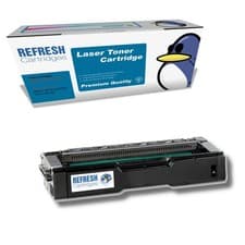 Image of Refresh Cartridges Black 407539 Toner Compatible With Ricoh Printers