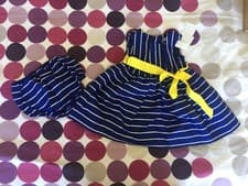 Image of Ralph Lauren girl Party/Christening set dress and panties size 12months