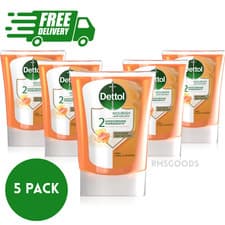 Image of Dettol No Touch Hand Wash System Refill Honey & Vanilla 5 x 250 ml (Pack Of 5)