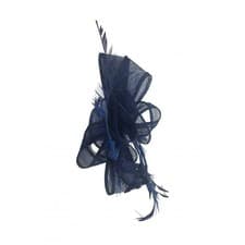 Image of Twirl Flower Sinamay Fascinator Spiky Feathers Headband Clip Wedding Day Races
