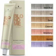 Image of Blondme Blonde Toning Cream 60ml Permanent Hair Colour - All Shades- Free P&P