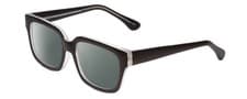 Image of Gotham Style 254 Mens Square Polarized Sunglasses in Black Crystal 54mm 4 OPTION