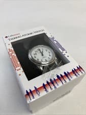 Image of (RefJOHC) Lifemax Talking Atomic Watch vision aid RNIB, brand new, leather strap