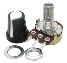 Image of WH148 1K 10K 20K 50K 100K 500K Ohm 15mm 3 Pin Linear Rotary Potentiometer 