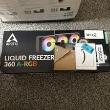 Image of Arctic Liquid Freezer III Pro ARGB 360 AIO Hydro CPU Cooler, White, 3x120mm P12