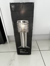 Image of Stainless Steel Outdoor 0.5m Louvred Bollard Light - New
