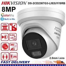Image of Hikvision DS-2CD2387G3-LIS2UY/SRB 4K 8MP Smart Hybrid Light ColorVu3.0 IP Camera