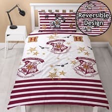 Image of HARRY POTTER MUGGLES SINGLE ROTARY DUVET COVER SET BEDDING NEW