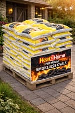 Image of 100 tons SOLD every month - PREMIUM Heat Smokeless Coal 50x20kg bags 1 tonne