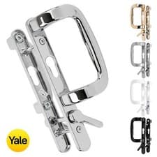 Image of Sliding Patio Door Handle Set 90PZ Inline Lever Pair UPVC Yale Sparta Fuhr