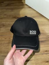 Image of Men Black And White Hugo Boss Cap Brand New
