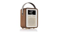 Image of VQ Retro Mini Radio DAB/DAB+ Bluetooth FM Alarm Clock Mains - Walnut