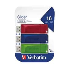 Image of Verbatim Store n Go USB 2.0 16GB (3 Pack) 49326