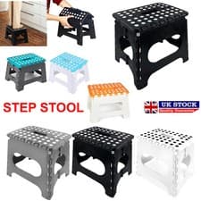 Image of Large Small Step Stool Folding Foldable Multi Purpose Heavy Duty Home Kitchen UK