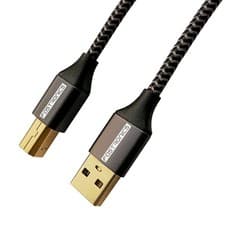 Image of USB Cable Cord Plug for Dymo Labelwriter 310 320 330 400 450 Turbo Label Printer