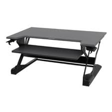 Image of Ergotron WorkFit-T Sit-Stand Desktop Workstation (Black)