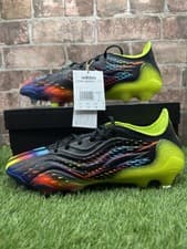 Image of Adidas Copa Sense.1 FG GW3605 Al Rihla Pack Football Boots Men UK 8.5 Black Cyan
