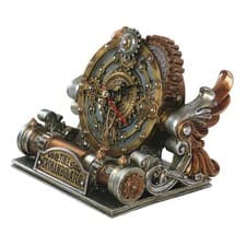 Image of LAST CHANCE!! Alchemy Gothic Time Chronambulator Desk Clock Steampunk Gear V26