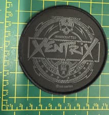 Image of Xentrix Classic Logo Woven Sew On Round Patch Officially Licensed