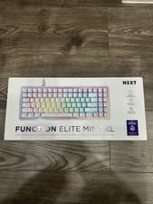 Image of NZXT Function Elite MiniTKL Magnetic RGB Gaming Keyboard | UK English | White