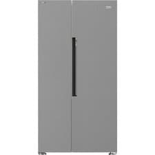 Image of Beko ASP342NDVPX American Style 571l NeoFrost Fridge Freezer - Stainless Steel