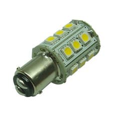 Image of BA15D 24SMD 12v 24v (10-30v) DC 4.8W Warm White LED Bulb Caravan Boat 2003