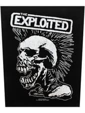 Image of The Exploited Back Patch Vintage Skull