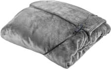 Image of Carmen C81149GRY Core Heated Wearable Washable Blanket with 4 Heat Settings