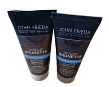 Image of 2 X 50ml John Frieda Brilliant Brunette Shampoo Discontinued