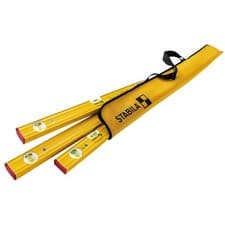 Image of Stabila PRO SET 80 ASM 30/60/120cm Spirit Levels with Case (4 Pieces) STB80ASPSE