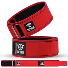 Image of Weight Lifting Belt, Nylon , 4 Inch Width, Buckle Closure, for Squats, Deadli...