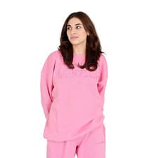 Image of 100% Cotton Embroidered Ladies Sweatshirts Top Premium Sweat Shirt Small Large
